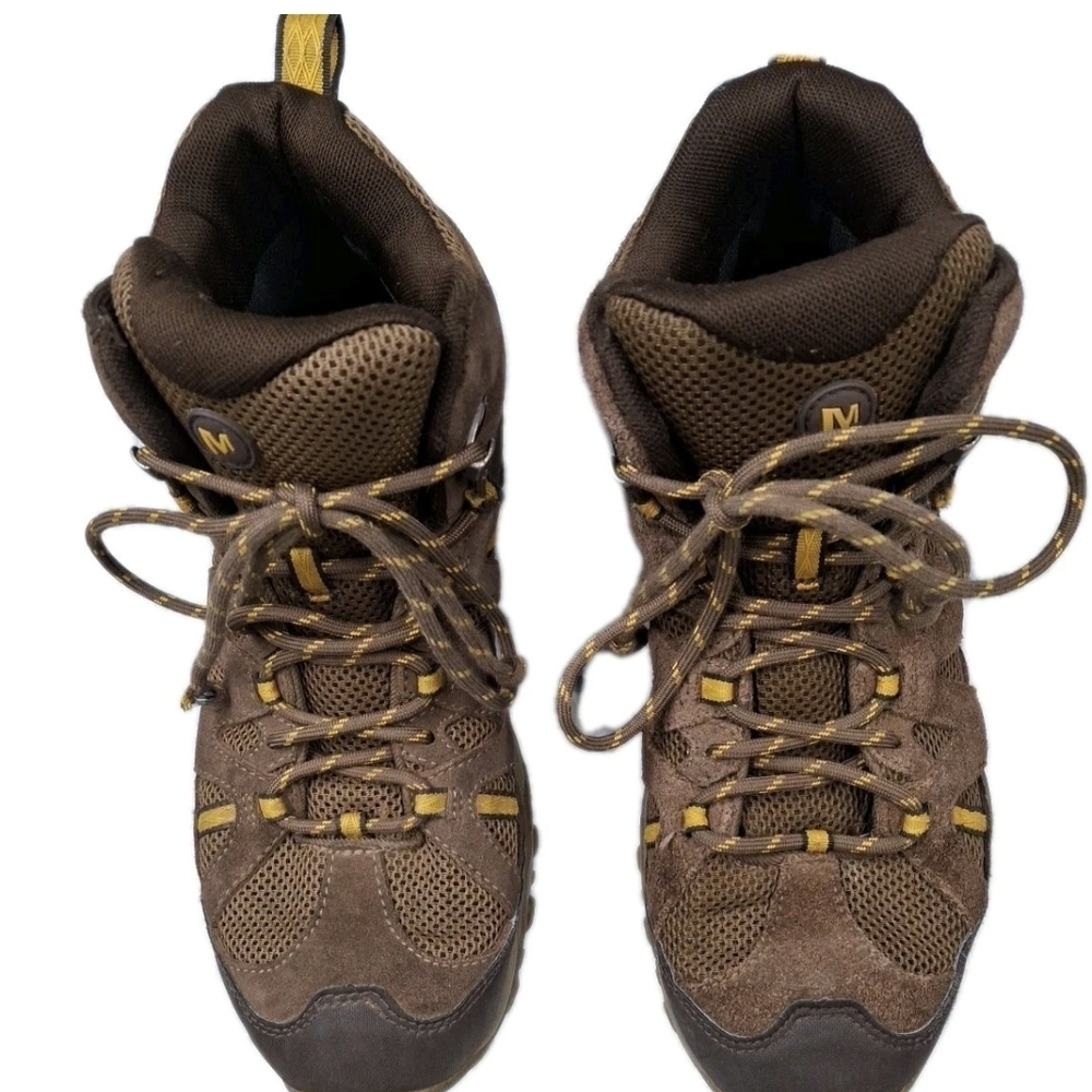Merrell Deverta 2 Falcon Suede Waterproof Hiking Boots Men's Sz 8
